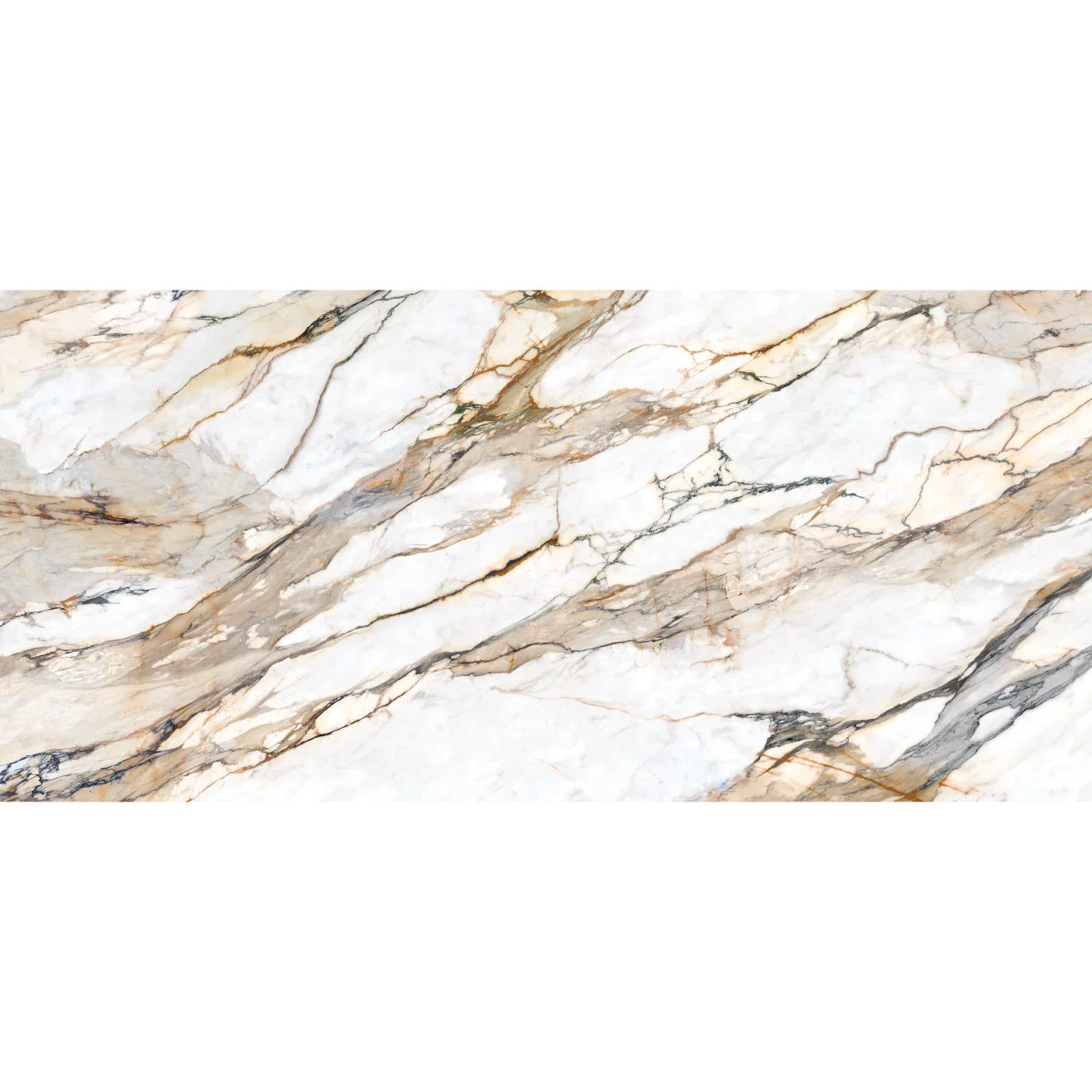 Calacatta Rust Honed Porcelain Slab 60" x 126" - 1/2" Thick